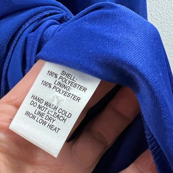 13. Lulus Wondrous Water Lilies Royal Blue Maxi Dress - Picture 11 of 16